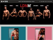 Tablet Screenshot of ldnmuscle.com